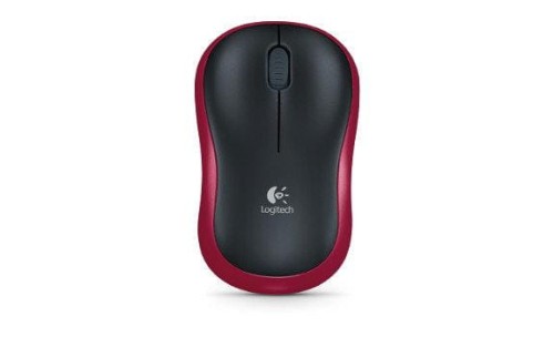 Mysz bezprzewodowa Logitech M185 910-002237 (optyczna; 1000 DPI; kolor czerwony) - 783545