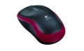 Mysz bezprzewodowa Logitech M185 910-002237 (optyczna; 1000 DPI; kolor czerwony) - 783546