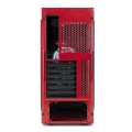 Obudowa FRACTAL DESIGN FOCUS FD-CA-FOCUS-RD-W (ATX, Micro ATX, Mini ITX; kolor czerwony) - 876958