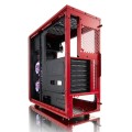 Obudowa FRACTAL DESIGN FOCUS FD-CA-FOCUS-RD-W (ATX, Micro ATX, Mini ITX; kolor czerwony) - 876947
