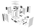 Obudowa Thermaltake The Tower 900 White CA-1H1-00F6WN-00 (ATX, Extended ATX, Micro ATX, Mini ITX; kolor biały) - 773184
