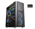 Obudowa Thermaltake Versa H26 Window CA-1J5-00M1WN-00 (ATX, Micro ATX, Mini ITX; kolor czarny) - 772321