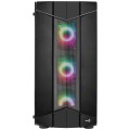 Obudowa Aerocool PGS SENTINEL RGB AEROPGSSENTINEL-G-BK (ATX, Micro ATX, Mini ITX; kolor czarny) - 773886