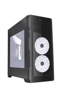 Obudowa GEMBIRD FORNAX CCC-FC-1000W (ATX, Micro ATX; kolor czarny)