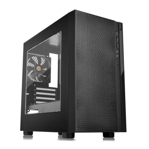 Obudowa Thermaltake Versa H18 Window CA-1J4-00S1WN-00 (Mini ITX; kolor czarny) - 863219