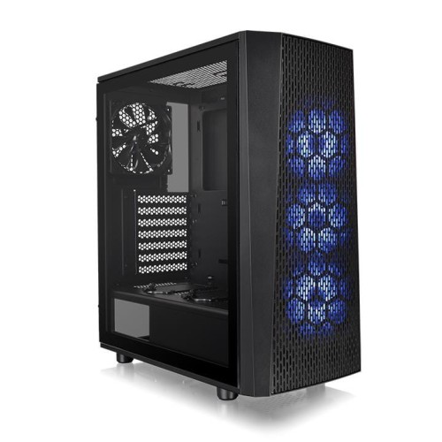 Obudowa Thermaltake Versa J24 RGB CA-1L7-00M1WN-01 (ATX, Micro ATX, Mini ITX; kolor czarny) - 1127303