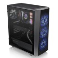 Obudowa Thermaltake Versa J24 RGB CA-1L7-00M1WN-01 (ATX, Micro ATX, Mini ITX; kolor czarny) - 1127315