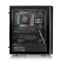 Obudowa Thermaltake Versa J24 RGB CA-1L7-00M1WN-01 (ATX, Micro ATX, Mini ITX; kolor czarny) - 1127329