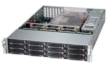 OBUDOWA SERWEROWA SUPERMICRO CSE-826BE1C4-R1K23LPB (Black 2U SC826B LP Chassis w/ 1 SAS3 Redundant 1200W PWS) - 952360