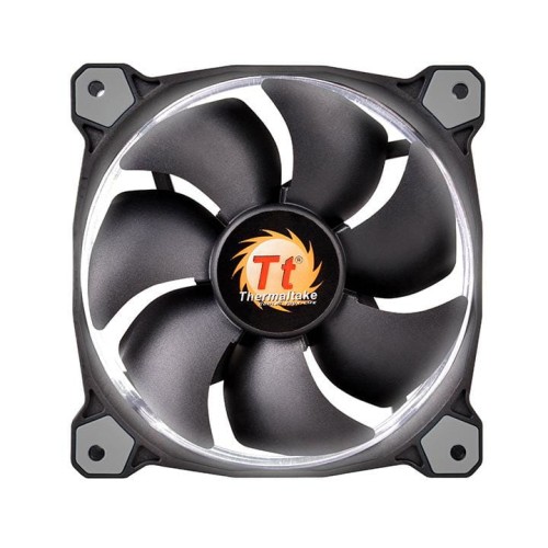 Wentylator do obudowy Thermaltake Riing 12 LED White CL-F038-PL12WT-A (120 mm; 1500 obr/min; Biały) - 1127501
