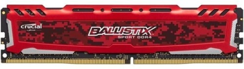 Pamięć DDR4 Crucial Ballistix Sport LT 16GB (1x16GB) 2400MHz CL16 DRx8 1,2V - 978604