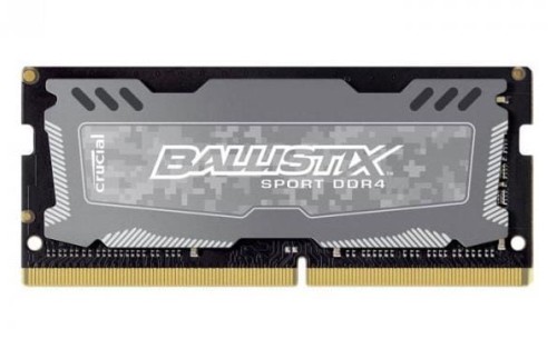 Pamięć SODIMM DDR4 Crucial Ballistix Sport LT 16GB (1x16GB) 2400MHz CL16 1,2V SRx8 - 978615
