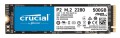 Dysk SSD Crucial P2 500GB M.2 PCIe NVMe 2280 (2300/940MB/s) - 726765