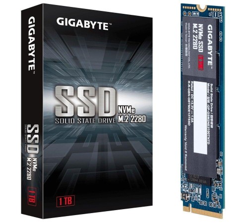 Dysk SSD Gigabyte 1TB M.2 2280 PCIe 3.0 x4 NVMe (2500/2100 MB/s) - 689840