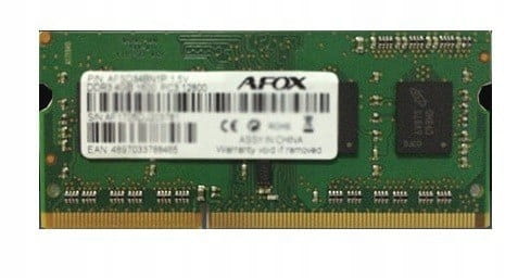 AFOX SO-DIMM DDR3 4G 1333MHZ MICRON CHIP LV 1,35V AFSD34AN1L - 1064409