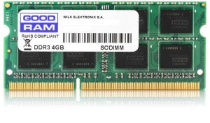 Pamięć GoodRam W-MEM1333S382G (DDR3 SO-DIMM; 1 x 2 GB; 1333 MHz)