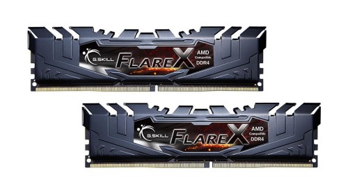 Zestaw pamięci G.SKILL FlareX AMD F4-3200C16D-32GFX (DDR4 DIMM; 2 x 16 GB; 3200 MHz; CL16) - 777540