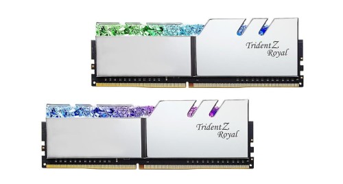 Zestaw pamięci G.SKILL TridentZ Royal RGB F4-3600C16D-16GTRSC (DDR4 DIMM; 2 x 8 GB; 3600 MHz; CL16) - 777828