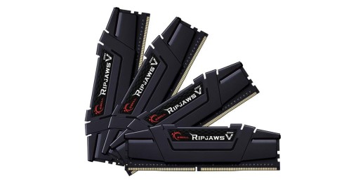 Zestaw pamięci G.SKILL RipjawsV F4-3600C16Q-32GVKC (DDR4 DIMM; 4 x 8 GB; 3600 MHz; CL16) - 777833