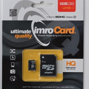 IMRO KARTA MICRO SDXC U-3 MICROSD10/128G UHS-3 ADP
