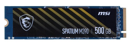 Dysk SSD MSI SPATIUM M390 500GB PCIe 3.0 NVMe M.2 2280 (3300/2300 MB/s) 3D NAND - 1313664