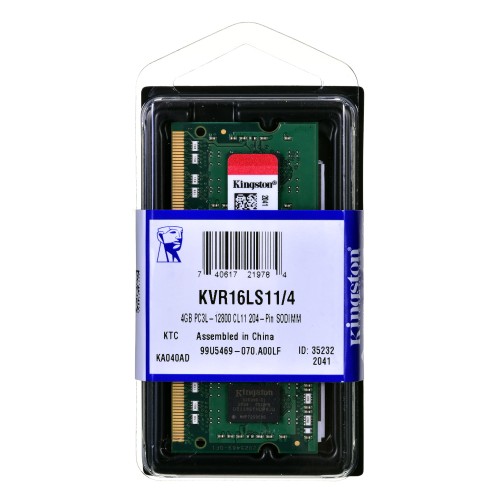 KINGSTON SODIMM DDR3 KVR16LS11/4 - 1064450