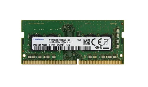 Samsung SO-DIMM 8GB DDR4 1Rx8 2666MHz PC4-21300 M471A1K43DB1-CTD - 1218905