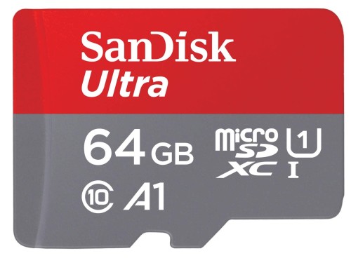 Karta pamięci MicroSDHC SanDisk ULTRA ANDROID 64GB 120MB/s UHS-I Class 10 + adapter - 1283121