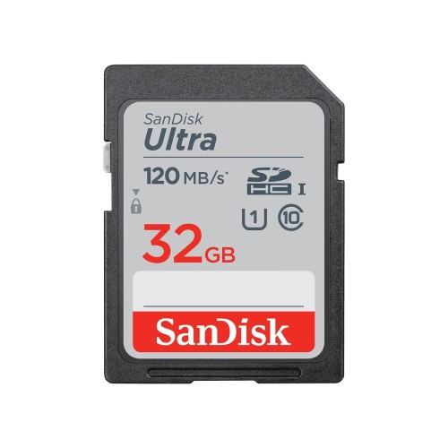 SanDisk Ultra SDHC 32GB 120MB/s Class 10 UHS-I - 1287913