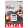 SanDisk Ultra SDHC 32GB 120MB/s Class 10 UHS-I - 1287915