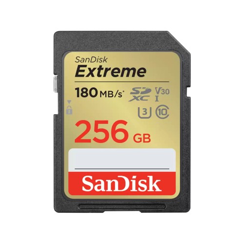 SANDISK EXTREME SDXC 256GB 180/130 MB/s A2 - 1064371