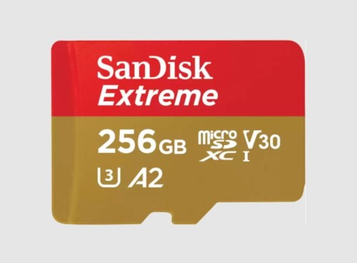 SANDISK EXTREME microSDXC 256 GB 190/130 MB/s A2 - 1064372
