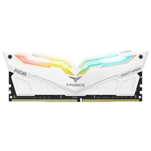 Pamięć DDR4 Team Group Night Hawk RGB 16GB (2x8GB) 3600MHz CL18 1,35V White - 979703