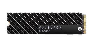 Dysk SSD WD Black SN750 1TB M.2 2280 PCIe NVMe (3470/3000 MB/s) WDS100T3XHC z radiatorem