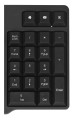Klawiatura membranowa Activejet K-3021 (USB 2.0; (US); kolor czarny) - 1065970