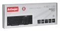 Klawiatura membranowa Activejet K-3021 (USB 2.0; (US); kolor czarny) - 1065977
