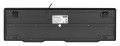 Klawiatura membranowa Activejet K-3021 (USB 2.0; (US); kolor czarny) - 1065972