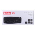Klawiatura membranowa Activejet K-3113 (USB 2.0; (US); kolor czarny) - 1066337