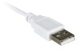Klawiatura membranowa Activejet Slim K-3016SW (USB 2.0; (US); kolor biały) - 782398