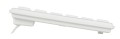 Klawiatura membranowa Activejet Slim K-3016SW (USB 2.0; (US); kolor biały) - 782399