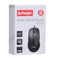 Mysz Activejet AMY-083 (optyczna; 1000 DPI; kolor czarny) - 1151706