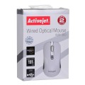 Mysz Activejet AMY-360 (optyczna; 1000 DPI; kolor biały) - 1198627