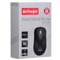 Mysz Activejet AMY-146 (optyczna; 1000 DPI; kolor czarny) - 1067800