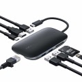 AUKEY HUB USB C CB-C71 8W1 RJ45 HDMI 4K PD 100W - 953551