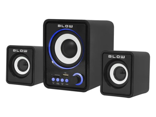 Zestaw głośników komputerowe BLOW Ms-26 66-377# (2.1; kolor czarny) - 781568