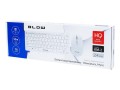 Zestaw klawiatura + mysz membranowa BLOW 85-466# (kolor biały; optyczna) - 783198