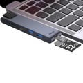 Hub Baseus CAHUB-L0G (2x USB 3.0; kolor szary) - 782059