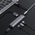 BASEUS ADAPTER HUB 6W1 USB-C NA 3X USB 3.0 CAHUB-J0G - 1065320