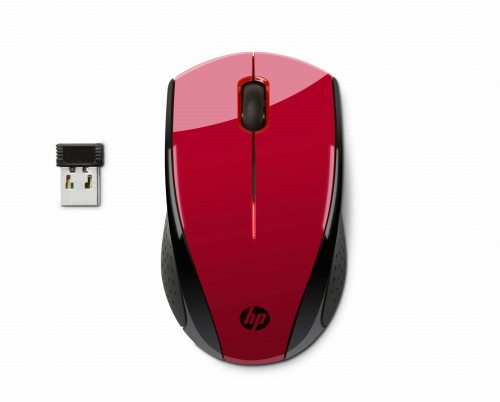 HP Wireless Mouse X3000 czerwony metalik N4G65AA - 784065