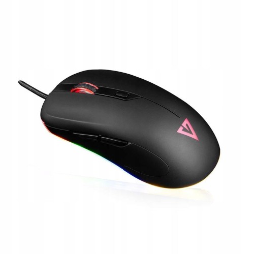 Mysz, Zestaw mysz + podkładka komputerowa MODECOM VOLCANO GMX SILENT ASSASSIN M-MC-GMX-SILENT-ASSASSIN-100-EL (optyczna; 6200 DPI; kolor czarny) - 784912